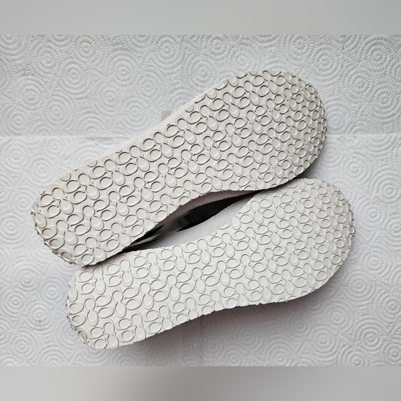 Coach Women's Mae Canvas Sneakers, Chalk/Navy, Size 8 M - Picture 5 of 10